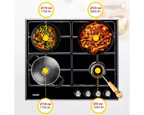 Варочная поверхность SIMFER H60V40M411