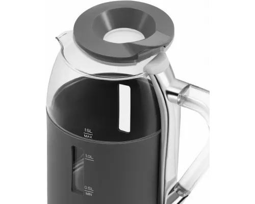 Чайник Polaris PWK 1563CGL графит/прозрачный
