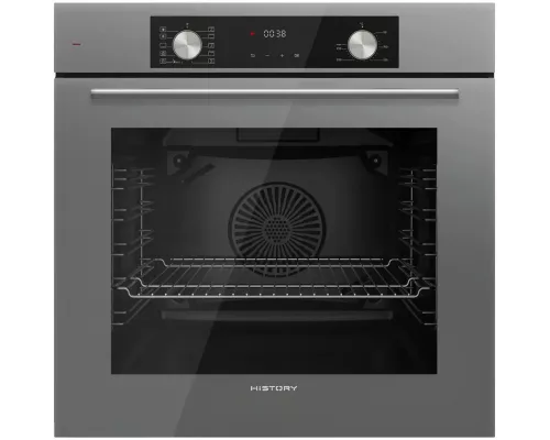 Духовой шкаф HiSTORY OE7710B.FGR серый