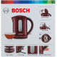 Чайник Bosch TWK7604 1.7л. 2200Вт бордовый