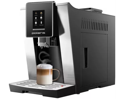 Кофемашина Polaris PACM 2060AC черный/серебристый