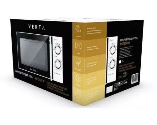 Микроволновая печь VEKTA TS720BRC кремовый
