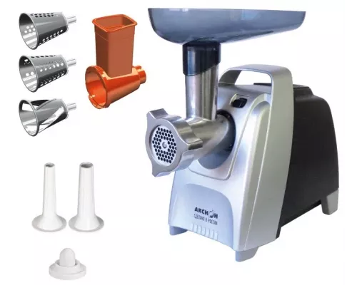 Мясорубка Аксион М 62.03 черный-серебристый