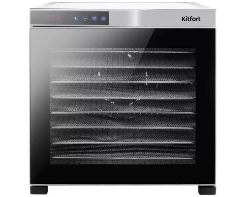 Сушилка для овощей и фруктов Kitfort КТ-1910 нерж.сталь