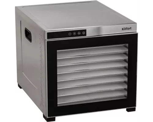 Сушилка для овощей и фруктов Kitfort КТ-1910 нерж.сталь