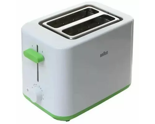 Тостер Braun HT1010GR 900Вт белый/зеленый