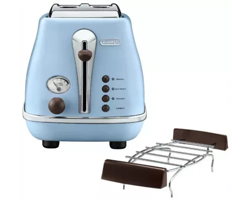 Тостер DeLonghi CTOV2103.AZ 900Вт голубой