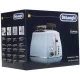 Тостер DeLonghi CTOV2103.AZ 900Вт голубой