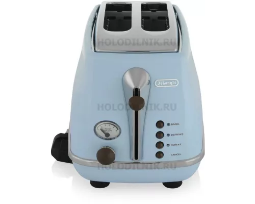 Тостер DeLonghi CTOV2103.AZ 900Вт голубой