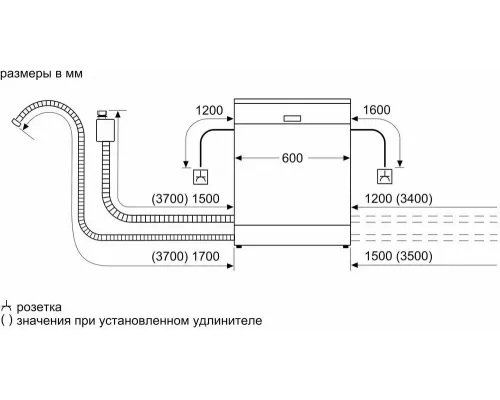 Встраиваемая посудомоечная машина Bosch SMV4HMX65Q