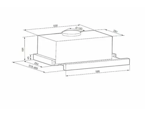 Встраиваемая вытяжка Graude DHF 60.0 E