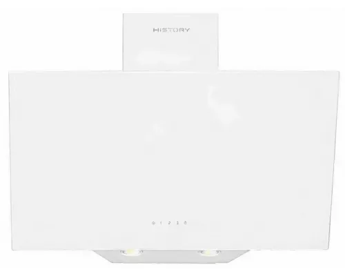 Вытяжка HiSTORY CAG65S 1FWH белое стекло