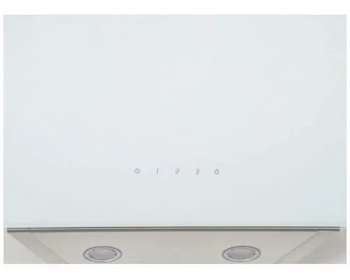 Вытяжка HiSTORY CAG65S 1FWH белое стекло