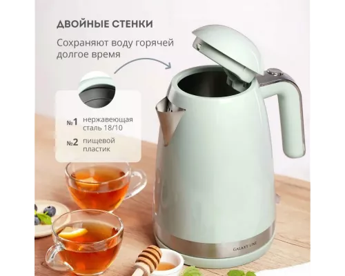 Чайник GALAXY Line GL 0332 мятный