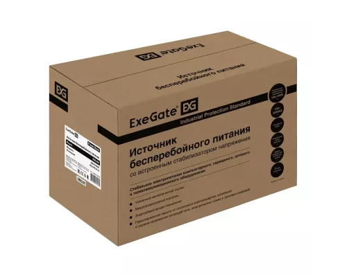 ИБП ExeGate Power Back BNB-800.LED.AVR.4C13 <800VA/480W, LED, AVR, 4*C13, металлический корпус, Black> EX292773RUS