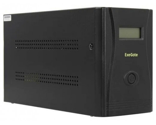 ИБП ExeGate SpecialPro Smart LLB-1500.LCD.AVR.EURO.RJ <1500VA/950W, LCD, AVR, 4 евророзетки, RJ45/11, Black>