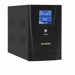 ИБП ExeGate SpecialPro Smart LLB-2000.LCD.AVR.C13.RJ <2000VA/1200W, LCD, AVR, 6*IEC-C13, RJ45/11, Black>