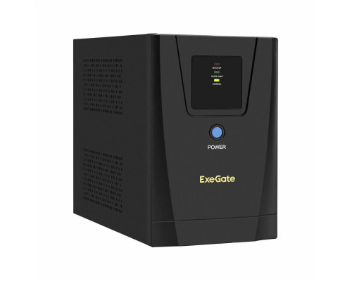 ИБП ExeGate SpecialPro UNB-1500.LED.AVR.2SH.3C13.USB <1500VA/950W, LED, AVR, 2*Schuko+3*C13,USB,съемн.кабель, металл. корпус EX292798RUS