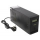 ИБП ExeGate Power Smart ULB-800.LCD.AVR.2SH <800VA/480W, LCD, AVR, 2*Schuko, металлический корпус, Black> EX292776RUS