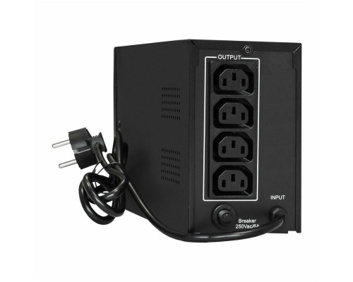 ИБП ExeGate Power Back BNB-800.LED.AVR.4C13 <800VA/480W, LED, AVR, 4*C13, металлический корпус, Black> EX292773RUS