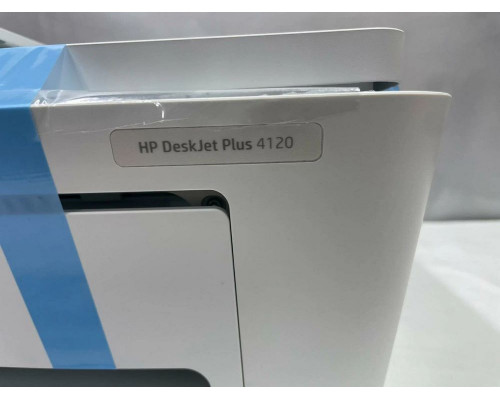 МФУ струйное HP DeskJet Plus 4120 All in One Printer, (А4, принтер/сканер/копир, 1200dpi, 20(16)ppm, ADF35, WiFi, BLE, USB) (3XV14B)