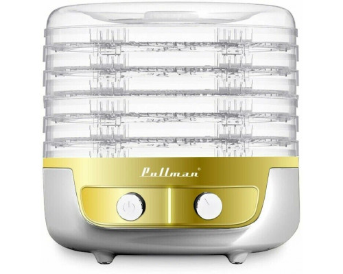 Сушилка для овощей и фруктов Pullman PL-2260 белый/золотой Сушилка для овощей и фруктов Pullman PL-2260 белый/золотой