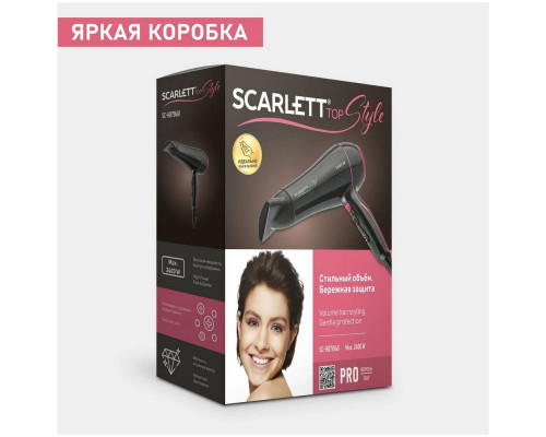 Фен Scarlett SC-HD70I60 черный Фен Scarlett SC-HD70I60 черный
