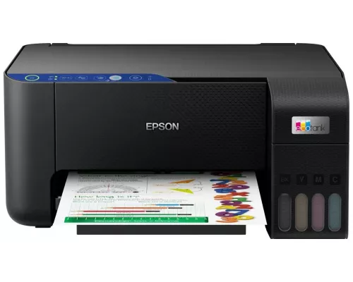 МФУ струйное Epson EcoTank L3251 (A4, принтер/сканер/копир, 5760x1440dpi, 33чб/15цв. ppm, СНПЧ, WiFi, USB) (C11CJ67419)