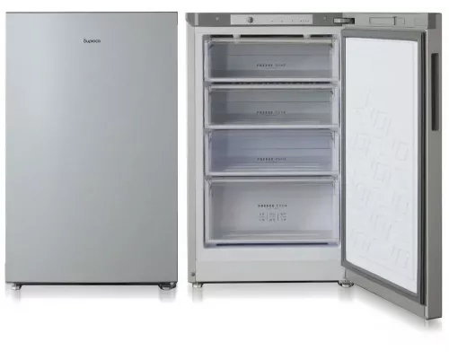 Морозильная камера Бирюса М6048 металлик