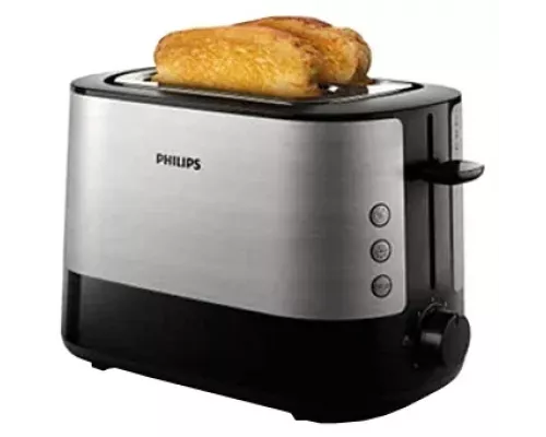 Тостер Philips HD2637/90 830Вт черный/серебристый