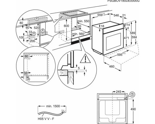 Духовой шкаф ELECTROLUX EOE5C71Z