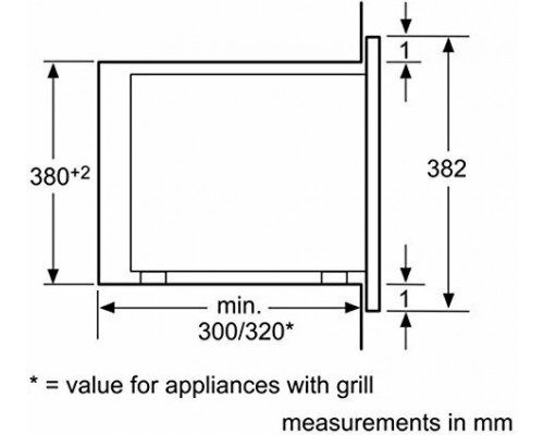 Встраиваемая микроволновая печь BOSCH BFL524MW0, белый