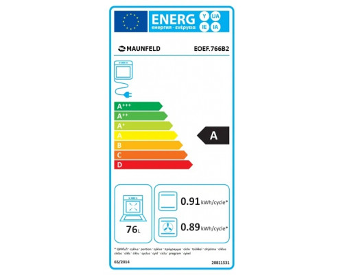 Шкаф духовой MAUNFELD EOEF.766B2