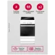 Кухонная плита Hansa FCCW54000 белый