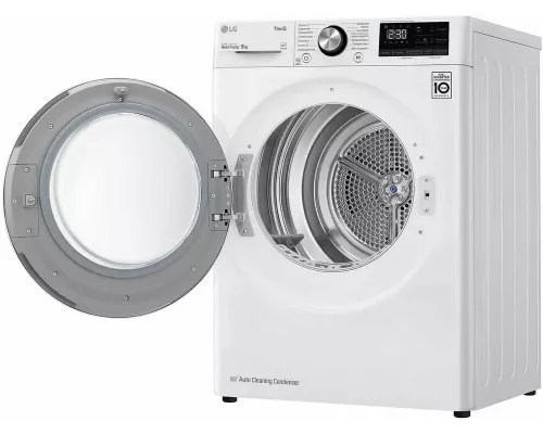 Сушильная машина LG DC90V9V9W белый/черный
