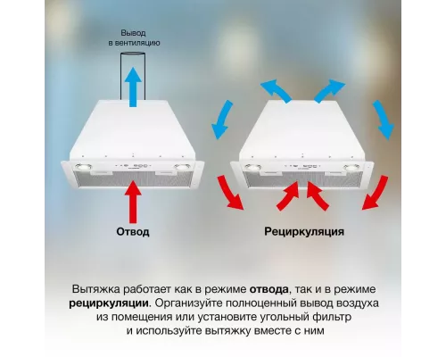 Встраиваемая вытяжка Hyundai HBB 6035 W