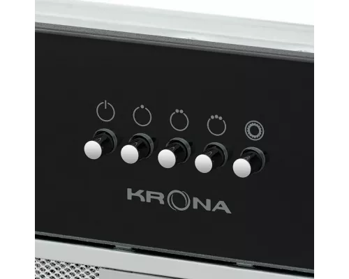 Встраиваемая вытяжка KRONA KATE 600 GLASS BLACK PB K