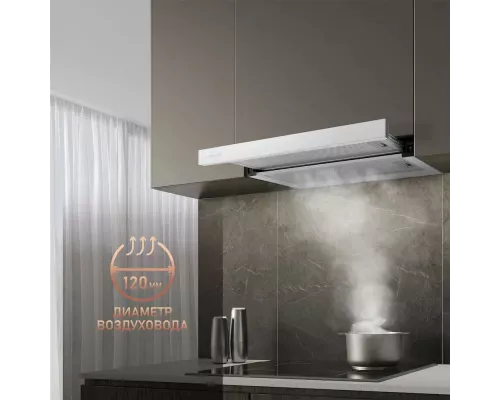 Встраиваемая вытяжка Weissgauff TEL 06 2M WH