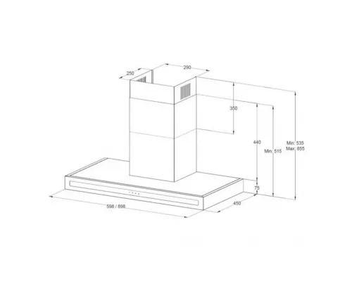 Вытяжка Korting KHC 6877 N