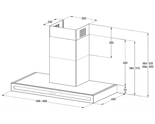 Вытяжка Korting KHC 6877 N