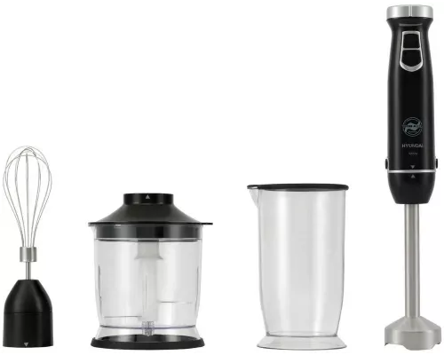 Блендер Hyundai HYB-H3845 черный/серебро