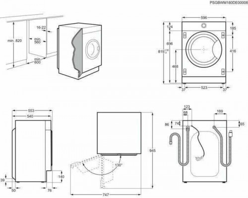 Стиральная машина Electrolux EWN7F447WI класс:B загрузка до 7кг