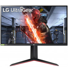 Монитор  27" LG 27GN650-B Black IPS, 16:9, 1920x1080, 144Hz, 1ms, 350 cd/m2, 1000:1, HDMI*2, DP, (tilt/height/pivot), vesa