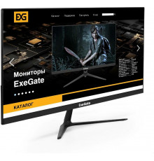 Монитор 23.8" ExeGate EP2400A {IPS 1920x1080 75Hz 5ms 250cd 1000:1 178/178 D-Sub HDMI1.4 AudioOut встроенный БП FreeSync VESA, регулировка наклона}