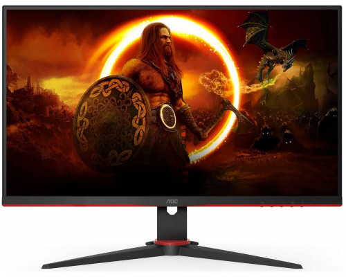 Монитор 27" AOC 27G2SAE Black-Red (VA, 1920x1080, 165Hz, 1 ms, 178°/178°, 350 cd/m, 80M:1, +2xHDMI 1.4, +DisplayPort 1.2