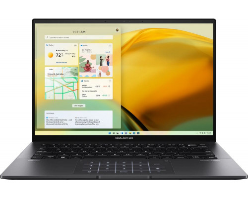 Ноутбук 14" ASUS Zenbook 14 UM3402YA-KP601 [90NB0W95-M010Z0] IPS WQXGA/Ryzen 5-7530U/16/SSD512Gb/AMD Radeon/noOS черный