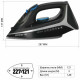Утюг Polaris PIR2868AK 3m черн/серебр