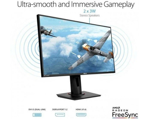 Монитор 27" Asus TUF Gaming VG27VQ [90LM0510-B01E70] VA LED HAS Piv 165Hz черный