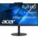 Монитор 23,8" Acer (Ent.)  CB242YDbmiprcx IPS,  1920x1080, 75Hz, 178°/178°, 1 ms, 250nits, VGA + HDMI + DP + Webcam + Audio In/Out + Колонки 2Wx2, FreeSync, HAdj 120mm,  Black Matt