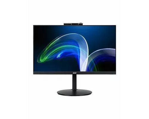 Монитор 23,8" Acer (Ent.)  CB242YDbmiprcx IPS,  1920x1080, 75Hz, 178°/178°, 1 ms, 250nits, VGA + HDMI + DP + Webcam + Audio In/Out + Колонки 2Wx2, FreeSync, HAdj 120mm,  Black Matt
